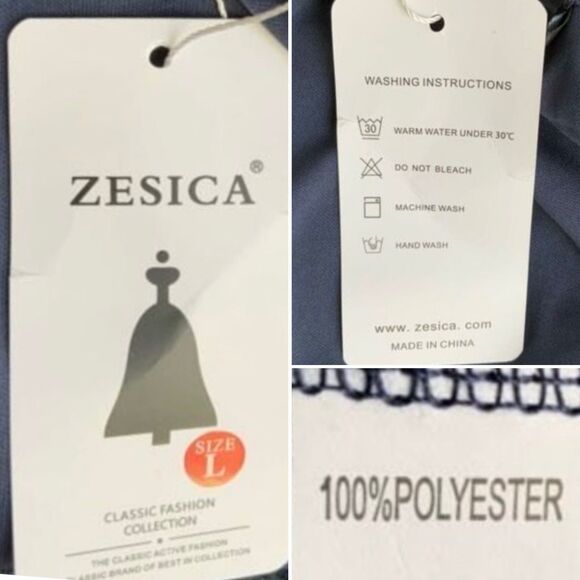 Zesica Floral Halter Strappy Back Maxi Dress Blue L - Picture 4 of 11